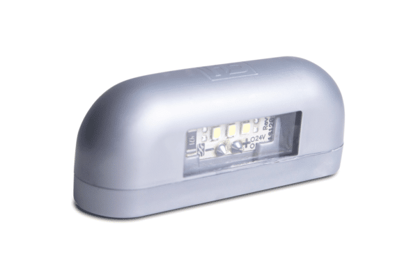 FARO LUZ CHAPA LED C/ CABLE - PLATEADO