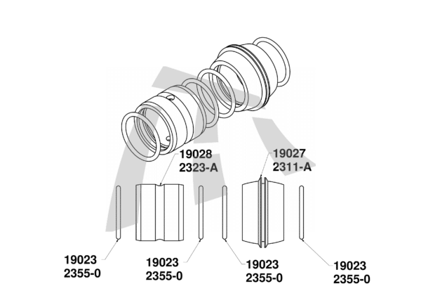REPARO EJE "S" SIST. TUBELESS GUERRA (METAL) - Imagem 2