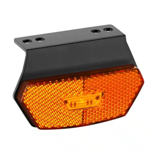LANT. LAT. ROJO DIAMANTE LED 65MM C/SOP. C/CABLE