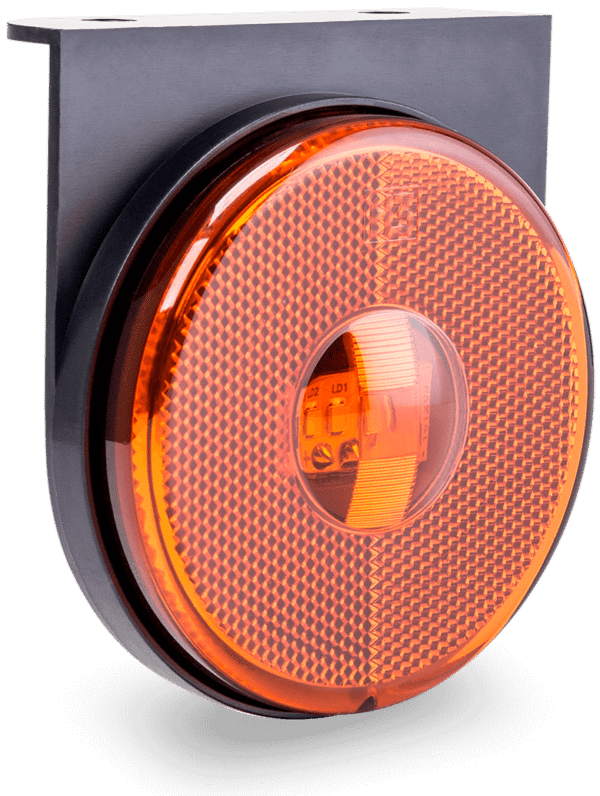 LANT. LAT. 85MM C/ SUP. C/ CABLE LED CRISTAL