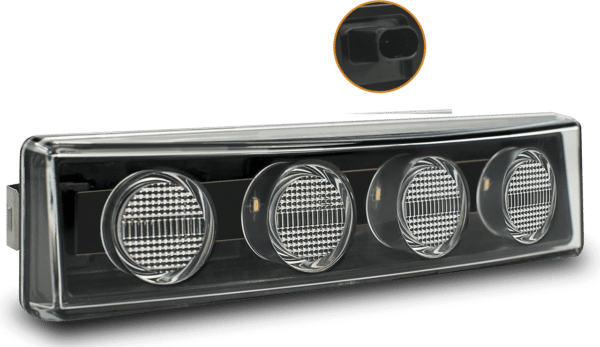 LANTERNA TAPA SOL CRISTAL LED C/CONECTOR
